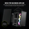 2000D RGB AIRFLOW Mini-ITX PC Case - Black - Image 3