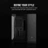 2500X Micro ATX Dual Chamber PC Case - Black/Obsidian Aluminum - Image 3