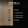 2500X Micro ATX Dual Chamber PC Case - Black/Walnut Wood - Image 8