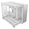 2500X Micro ATX Dual Chamber PC Case - White/Satin Gray Aluminum - Image 9