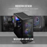 275R Airflow Tempered Glass Mid-Tower Gaming Case — Black - Image 6