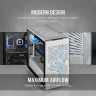 275R Airflow Tempered Glass Mid-Tower Gaming Case — White - Image 6
