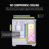 3500X ARGB Mid-Tower PC Case - White - Image 6