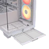 3500X LX-R RGB iCUE LINK Mid-Tower PC Case - White - Image 10
