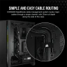 4000D Tempered Glass Mid-Tower ATX Case — Black - Image 5