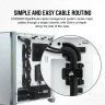 4000D Tempered Glass Mid-Tower ATX Case — White - Image 5