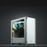 4000D Tempered Glass Mid-Tower ATX Case — White - Image 9