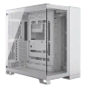6500X Mid-Tower Dual Chamber PC Case - White - Image 9
