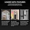 AIR 5400 LX-R RGB iCUE LINK Triple Chamber Mid-Tower PC Case - White - Image 12