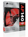 Air Series™ AF140 LED Red Quiet Edition High Airflow 140mm Fan - Image 6
