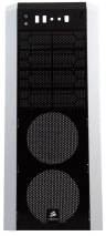 Carbide 500R Case - Front Fascia (Complete with ALL 5.25” bay covers, mesh, Arctic White and Black)