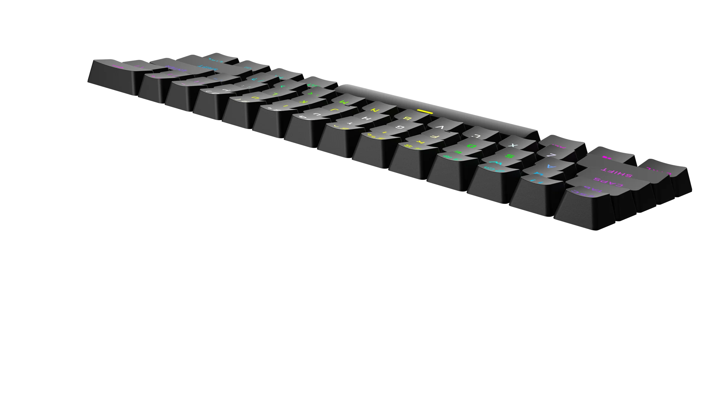 K70 Keycaps - Black - Image 3