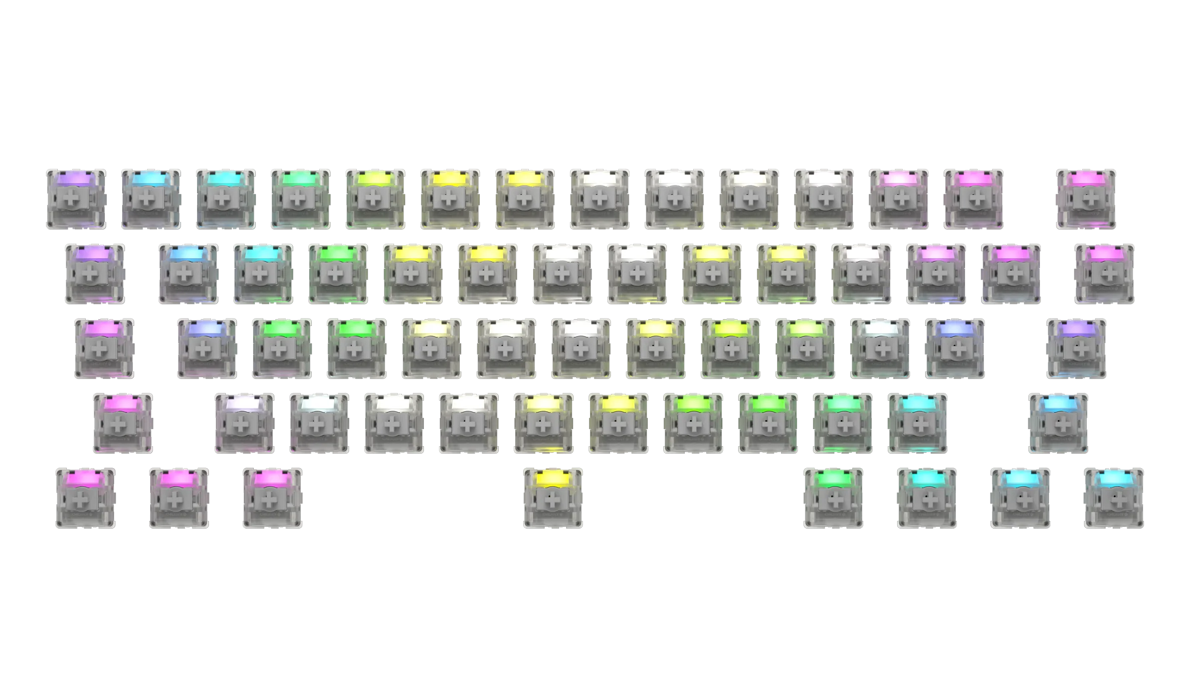 CHERRY MX RGB Grey - 65pcs - Image 2