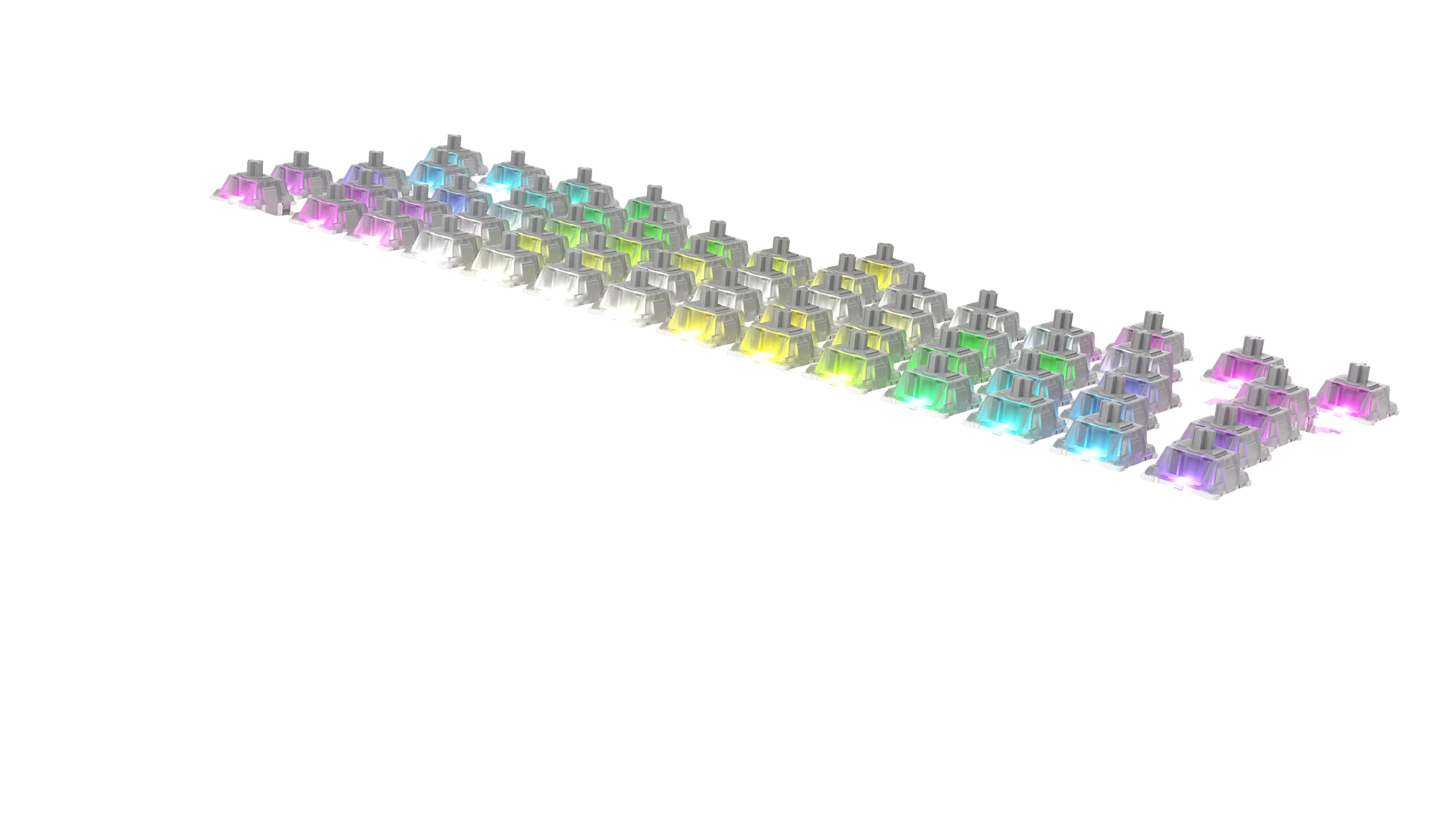 CHERRY MX RGB Grey - 65pcs - Image 3