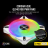 iCUE QL140 RGB 140mm PWM White Fan — Dual Fan Kit with Lighting Node CORE (Refurbished) - Image 2