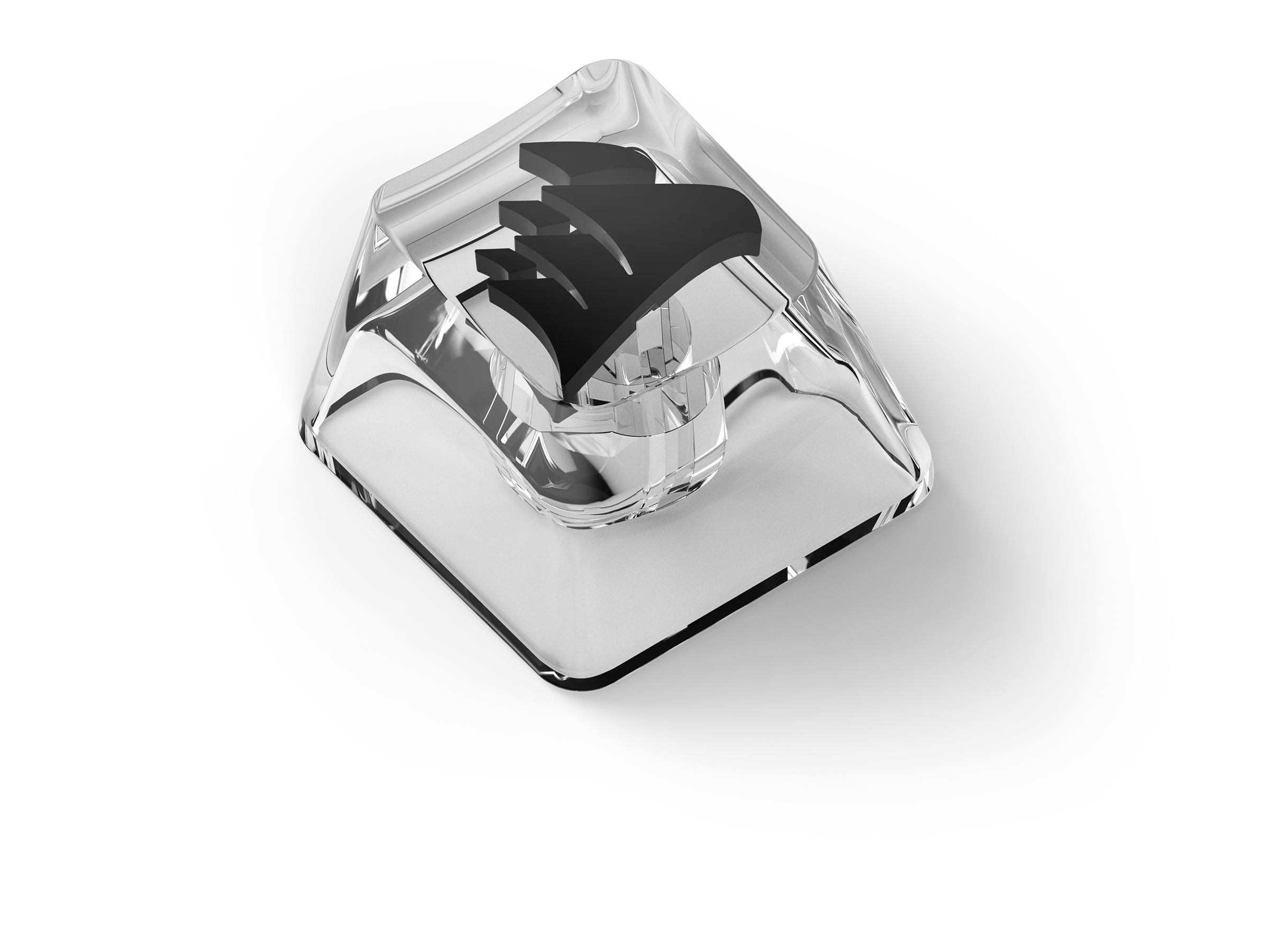 CORSAIR ARTISAN KEYCAP - SAILS LOGO - CLEAR RESIN