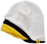 CORSAIR Beanie – White with Yellow Fleece Lining - Image 3