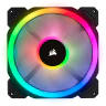 Corsair LL Series, LL140 RGB, 140mm Dual Light Loop RGB LED Fan, 2 Fan Pack with Lighting Node PRO Refurbish - Image 16