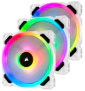CORSAIR LL Series, White LL120 RGB, 120mm RGB LED Fan, Triple Pack with Lighting Node PRO (Refurbished) - Image 7