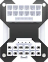 PCIe 5.1 180° 12V-2x6 GPU Power Bridge Style A - White - Image 7