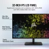 CORSAIR XENEON 32QHD240 32-Inch IPS QHD (2560 x1440), 240Hz Refresh Rate, HDR600 Gaming Monitor (Refurbished) - Image 4