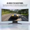 CORSAIR XENEON FLEX 45WQHD240 45-Inch Bendable Gaming Monitor, 3440 x 1440, 240Hz, HDR with 1000nit Peak Brightness, 1.5M:1 Contrast Ratio, 1.07 Billion Colors (Certified Refurbished) - Image 3