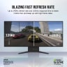 CORSAIR XENEON FLEX 45WQHD240 45-Inch Bendable Gaming Monitor, 3440 x 1440, 240Hz, HDR with 1000nit Peak Brightness, 1.5M:1 Contrast Ratio, 1.07 Billion Colors (Certified Refurbished) - Image 4