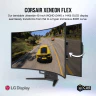 CORSAIR XENEON FLEX 45WQHD240 45-Inch Bendable Gaming Monitor, 3440 x 1440, 240Hz, 0.03ms GtG, HDR with 1000nit Peak Brightness, 1.5M:1 Contrast Ratio, 1.07 Billion Colors - Image 2