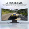 CORSAIR XENEON FLEX 45WQHD240 45-Inch Bendable Gaming Monitor, 3440 x 1440, 240Hz, 0.03ms GtG, HDR with 1000nit Peak Brightness, 1.5M:1 Contrast Ratio, 1.07 Billion Colors - Image 3
