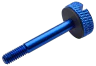 Crystal Series 570X Blue Anodized Aluminum Thumbscrews - Image 5