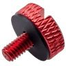 Crystal Series 570X Red Anodized Aluminum Thumbscrews - Image 2