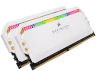 DOMINATOR® PLATINUM RGB 16GB (2 x 8GB) DDR4 DRAM 4000MHz C19 Memory Kit — White