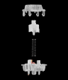 DROP Holy Panda X Clear Mechanical Switches, Tactile, 3-Pin, 35 Pack (MDX-36770-1) - Image 4
