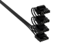 Elite Premium Individually Sleeved Peripheral Power Cable (4 connectors) Type 5 - Black - Image 2