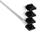 Elite Premium Individually Sleeved Peripheral Power Cable (4 connectors) Type 5 - White - Image 2