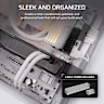 Elite Premium Individually Sleeved Type-5 PSU Cables Starter Kit - White - Image 4