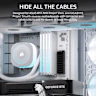 FRAME 4500X RS-R ARGB Panoramic Glass Mid-Tower PC Case - White - Image 8
