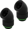 Hydro X Series 45° Rotary Adapter Twin Pack — Black - Image 3