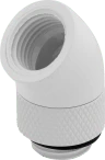 Hydro X Series 45° Rotary Adapter Twin Pack — White