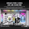 Hydro X Series iCUE LINK XH405i RGB Custom Cooling Kit - White - Image 2