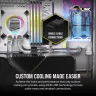 Hydro X Series iCUE LINK XH405i RGB Custom Cooling Kit - White - Image 3
