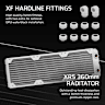 HYDRO X SERIES iCUE LINK XH505i RX 360 RGB Custom Cooling Kit - White - Image 6