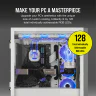 HYDRO X SERIES iCUE XH305i RGB PRO Custom Cooling Kit - White - Image 3