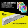 HYDRO X SERIES iCUE XH305i RGB PRO Custom Cooling Kit - White - Image 6