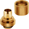 Hydro X Series XF Compression 10/13mm (3/8” / 1/2”) ID/OD Fitting Four Pack — Gold - Image 2