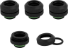 Hydro X Series XF Hardline 12mm OD Fitting Four Pack — Black - Image 3