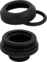 Hydro X Series XF Hardline 14mm OD Fitting Four Pack — Black - Image 2