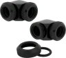 Hydro X Series XF Hardline 90° 12mm OD Fitting Twin Pack — Black - Image 4
