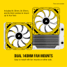 Hydro X Series XR5 280mm Water Cooling Radiator — White - Image 3