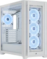 iCUE 5000X RGB QL Edition Mid-Tower ATX Case — True White